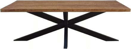 D - Brix - Eetkamertafel Brix Sturdy - Spider - 220 cm - Mangohout - Bruin