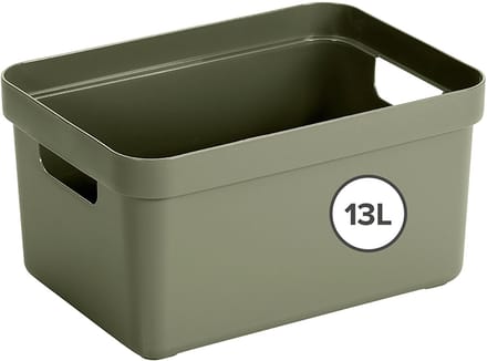 Sunware Sigma Home opbergbox 13L - 35x25x14.5 cm - Donkergroen