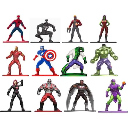 Verzamelaarsbeeldje Jada Toys Marvel Diecast Nano Metalfigs Wave 1