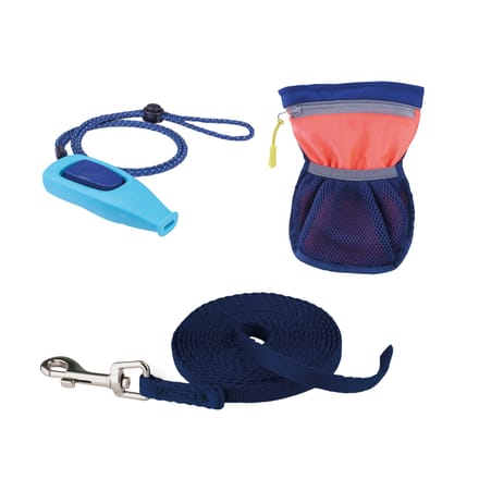 Coachi Puppy & Mini Starter Trainingsset met trainingsriem 2,5m lang 15mm breed honden