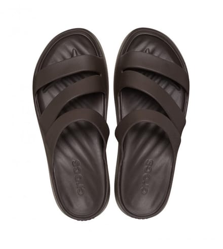 Crocs Monterey Strappy Wedge Espresso Maat 42/43 US 11