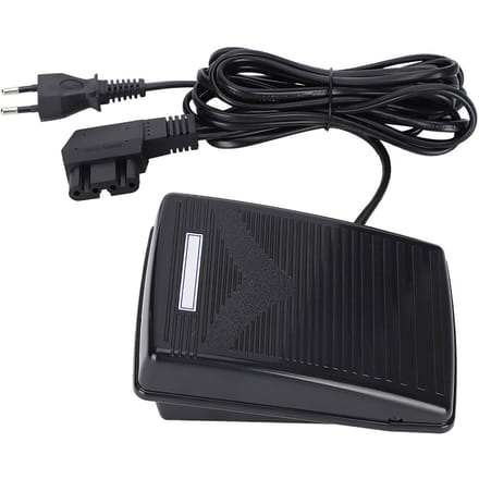 Naaimachinepedaalschakelaarcontroller Multifunctionele huishoudelijke doe-het-zelfaccessoires( Ronde plug  ) black