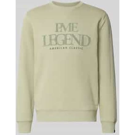 sweatshirt met labelprint