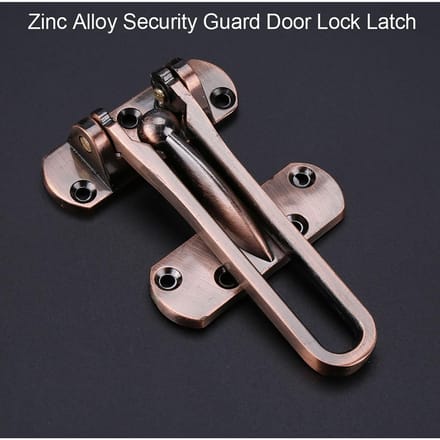 Loquet de sécurité robuste en alliage de zinc pour porte d'hôtel Type 2