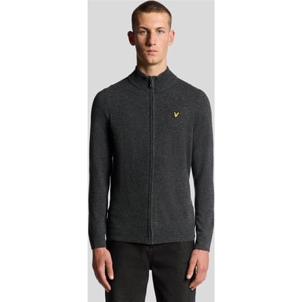 Lyle & Scott Kn2102vc Trui Met Volledige Rits Grijs S Man