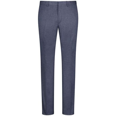 Roy Robson Broek Faux-Uni Flat Front Navy / male