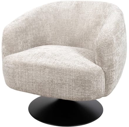 Draaifauteuil Louis 360 - Cremona - Taupe 04 - Star Collection