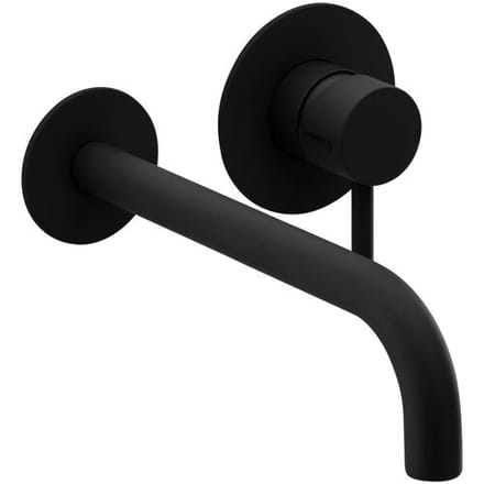 Herzbach DEEP BLACK concealed basin mixer 24 cm 23.203757.1.12