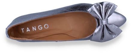Tango Dames Ballerina | Zilver | Maat: 40
