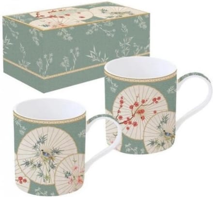 EAYSY LIFE -SET VAN TWEE MOKKEN MET OOR - ORIENTAALSE PRINT - 350 ML