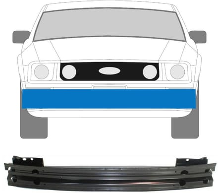 Versterking voorbumper / balk voor Ford Mustang 2004-2015