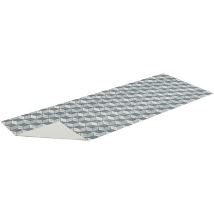 LIVARNO keukenloper 65 x 180 cm (3D Marble Cube, Poppy Seed)