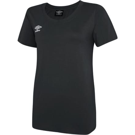 Umbro Dames/Dames Club Vrijetijds-T-shirt (Zwart/Wit)