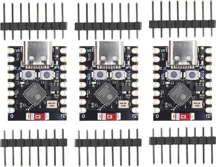 3 Stuks ESP32-C3 Ontwikkelbord met WiFi en Bluetooth - 4MB Flash Geheugen voor IoT Projecten