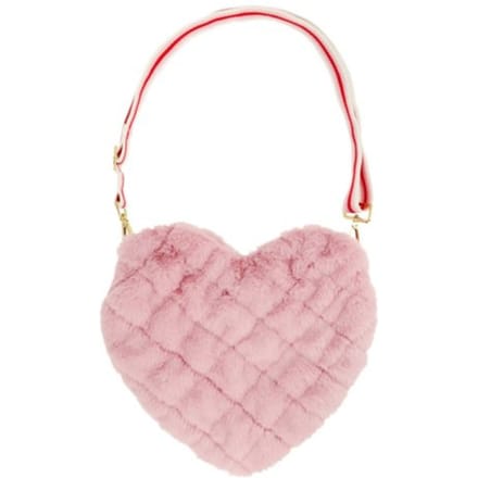 Meri meri valentijnsdag tas - plush heart