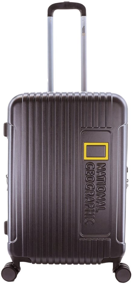 National Geographic Harde Koffer / Trolley / Reiskoffer - 67 cm (Medium) - Canyon - Metallic Mud - Mud / Medium