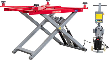 Mobiele schaarhefbrug 3T 1287mm 230V MW Tools MSL305M