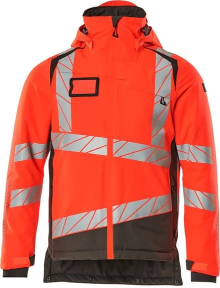 Mascot Accelerate Safe Winterjas 19335-231 - hi-vis rood/donkerantraciet - S
