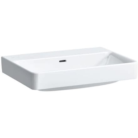 LAUFEN Pro S Countertop washbasin 65 cm without tap hole, with overflow H8169640001091