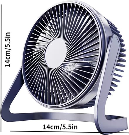 Bovista Ventilator Staand - Ventilatoren - Tafelventilator - Statief - Extra Verkoelend - Aircooler - Cooling Fan - Cooler - Blauw