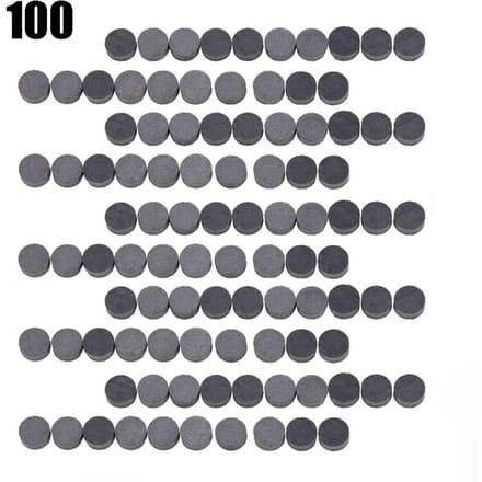 100 stuks Inlegstippen Toetsstippen voor Mandoline Gitaar Bas Banjo Ukulele (6 mm) gray