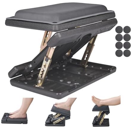 Ergonomische Voetsteun voor Onder Bureau - Verstelbaar en Opvouwbaar