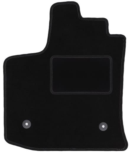 Bestuurdersmat zwart voor: Dacia Lodgy minivan (2012-)