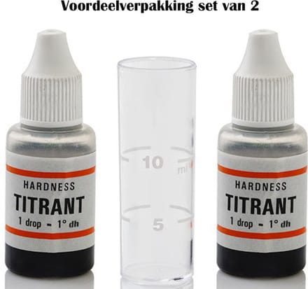 Rekx® Testkit waterhardheid - Voordeelverpakking set van 2 - Kalktest - Kalktester - Duitse Hardheid