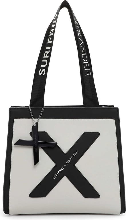 SURI FREY Schoudertas SFY Suri Frey X Alexander Shopper Black Zwart