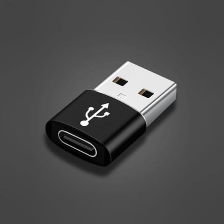 FONKEN USB 3.0 NAAR Type C 3.1 Adapter Notebook Oplader USB Male NAAR USB C Vro Telefoon Opladen Converter Oortelefoon usb Kabel Connector zwart