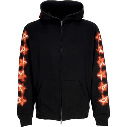 Surt-hoodie met volledige ritssluiting voor heren, zwart