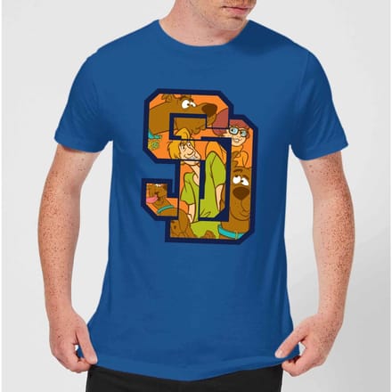 Scooby Doo Collegiate Men's T-Shirt - Royal Blue - S