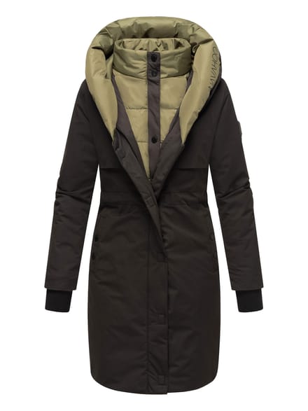 Navahoo dames winterjas Snowelf – Licht & Warm met magneetsluiting