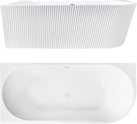 Rea - Badkuip- Wenus 170 Links - Wit - Acryl - 170X80X57,5Cm