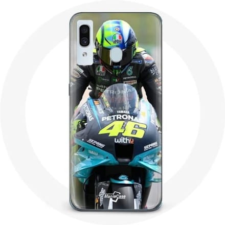 Coque pour samsung galaxy A30 Valentino Rossi Pilote de course moto 46