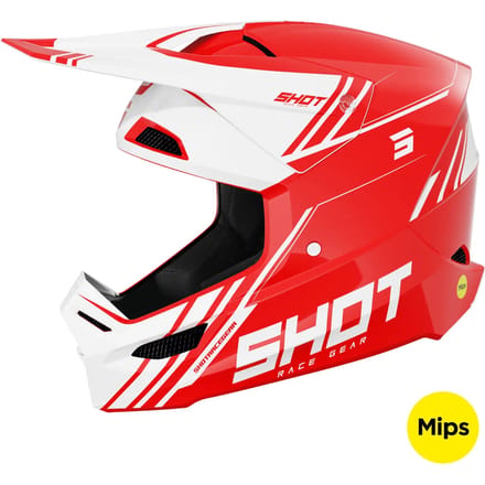 Volle motorhelm Shot Race Gear Race Sprint