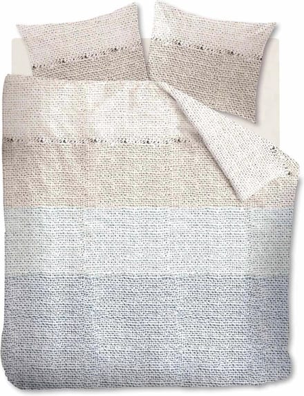 At Home Rough - Dekbedovertrek - Tweepersoons - 200x200/220 cm  cm - Blue Green