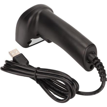 1D Barcode Scanner Handheld USB Bekabeld Automatische 1D Barcode Lezer Scanner voor Supermarkt Retail gray