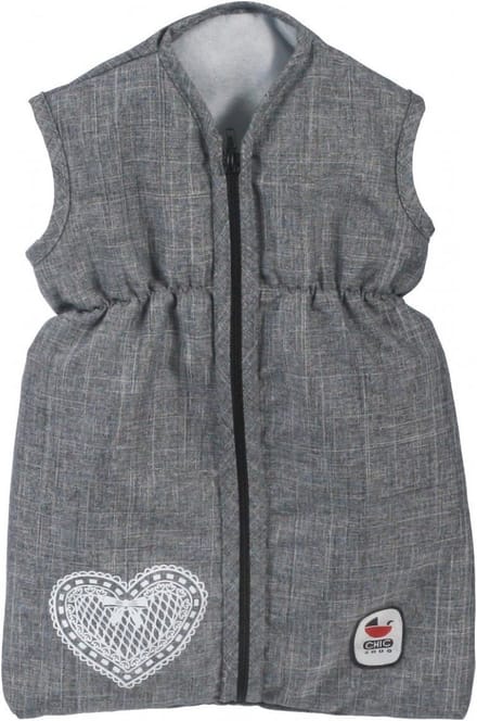 Bayer Chic 2000 - Poppen Slaapzak - Grey Jeans