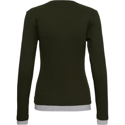 Dames-T-shirt met lange mouwen KAFFE Yellina