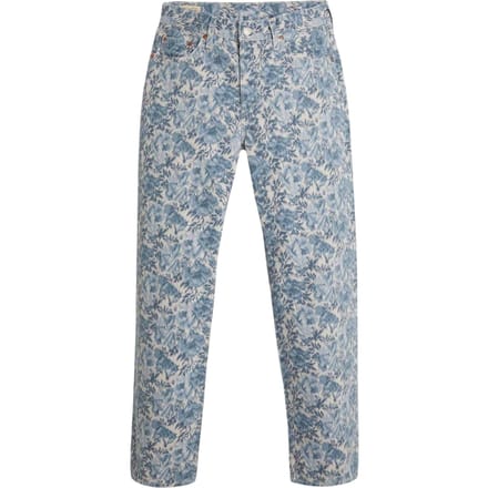 Levi's Dames 90's Bloem Hoge Taille Rechte Jeans (Blauw)