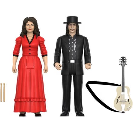 Super7 White Stripes ReAction Wave 1 The White Stripes 2-Pack (Get Behind Me Satan) Figures