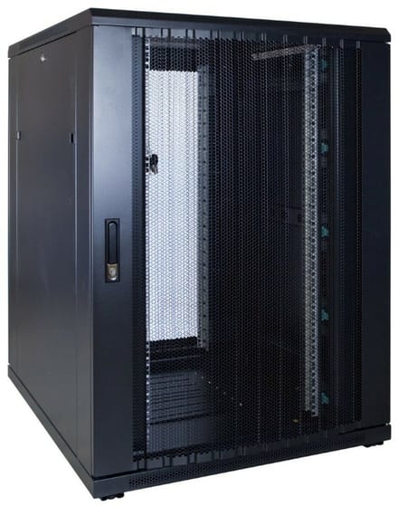 DSIT 22U serverkast met geperforeerde deur 800x1000x1200mm (BxDxH) - serverbehuizing - serverrack - 19 inch
