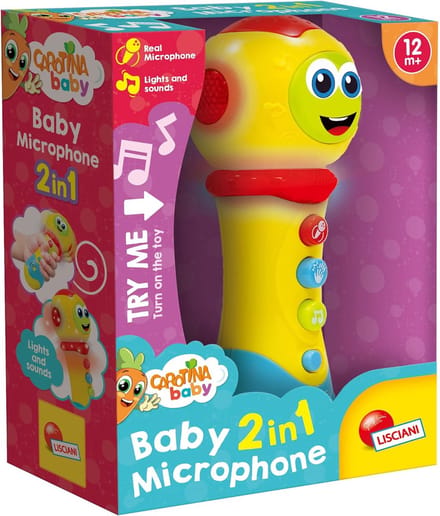 Lisciani - Carotina Baby - baby microphone 2 in 1