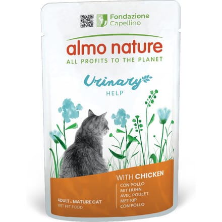 24x70g Urinary Help Kip Almo Nature Holistic Kattenvoer