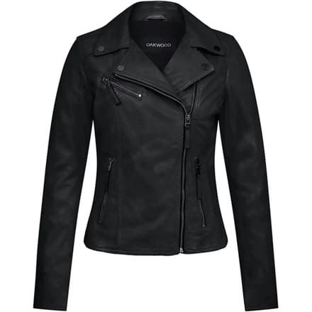 Leren jas voor vrouwen Oakwood Clips