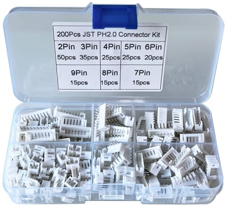 Solidchoice - 200 Stuks JST-PH 2.0 mm Bussenset voor Diverse Toepassingen