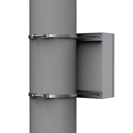 Polenmontagebehuizing Beugel 400mm Verzinkt Staal - EPF0400