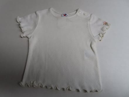 Absorba - T shirt korte mouwen - Meisje - Off white - 3 maand 62