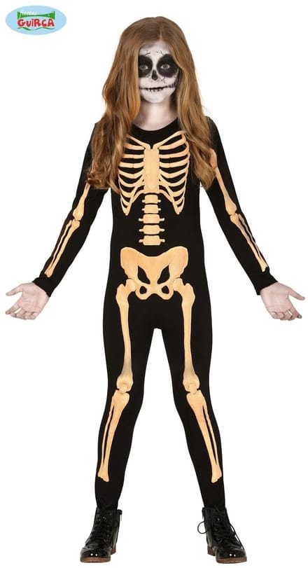 Fiestas Guirca - Skeleton Jumpsuit (10-12 jaar)